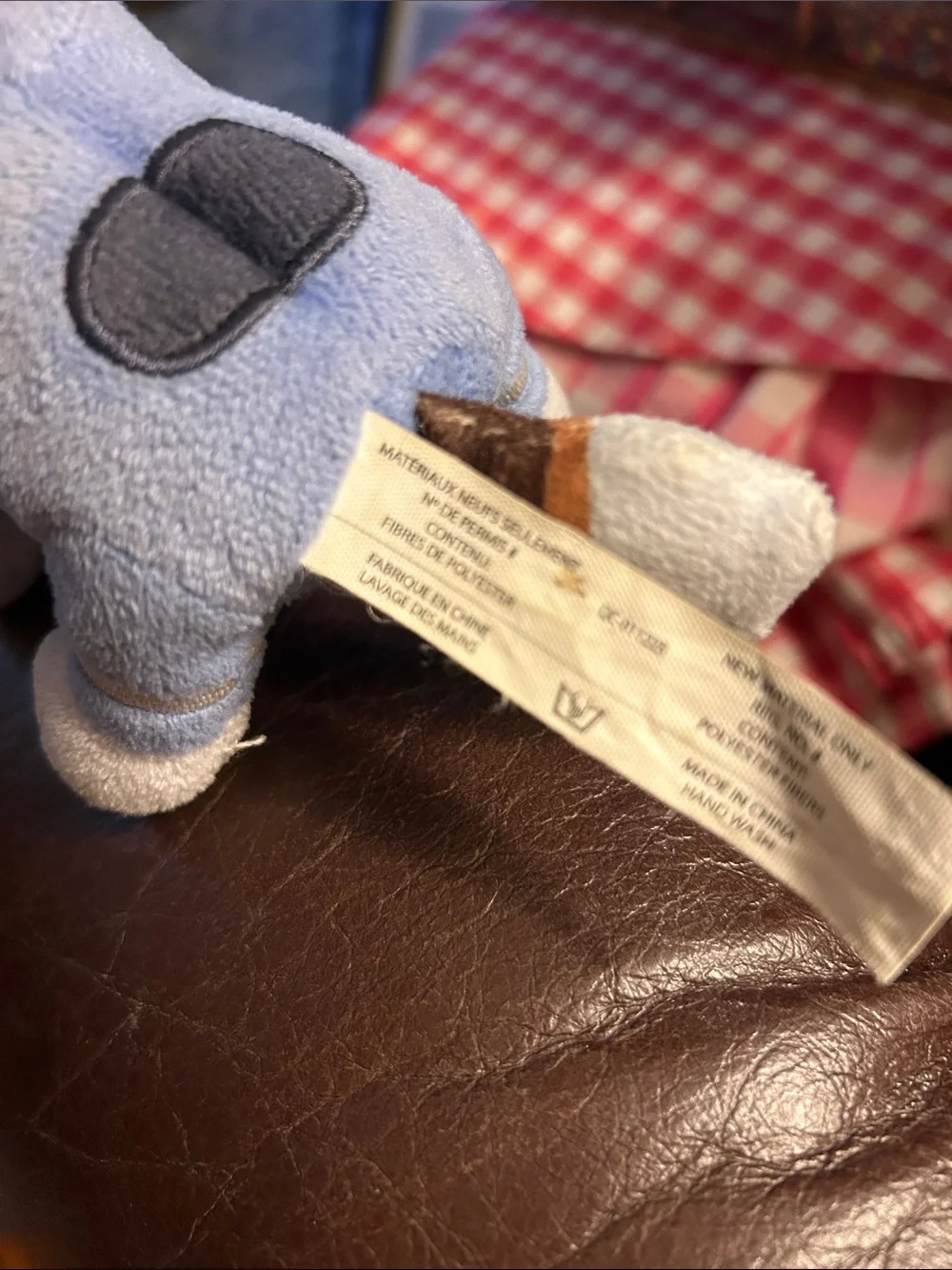 Disney , Bluey , 7” Plush Toy AND Book “Good Night Fruit Bat” - Both Preowned.